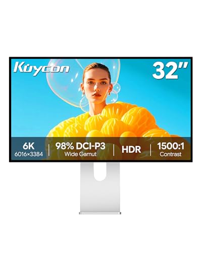 Image of G32X 32'' UHD 6K (6016 x 3384) Monitor, IPS Panel, 10-Bit Color, 99% sRGB, 98% DCI-P3, 60Hz, HDR, 1500:1, 218PPI, Eye Care, Anti-Glare (Minimalist - with Stand)