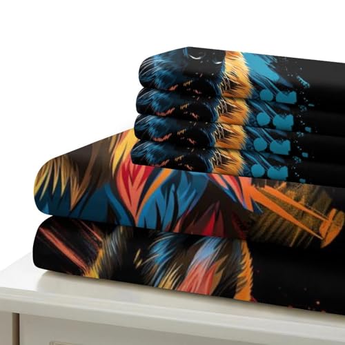 Parure de couette Berger Allemand lit enfant pour chambre cosy