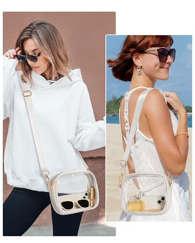 FANGSUN Clear Crossbody Bag - Stadium Approved Purse for Women, Small Clear Bag for Events, Concert, Sport3
