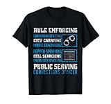 Funny Correction Officer Prison Guard Law Enforcement T-Shirt