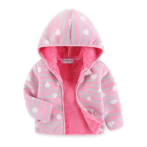 Mud Kingdom Toddler Girls Warm Hooded Jacket Cover