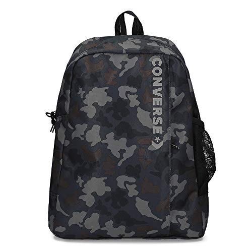 Converse Unisex_Adult Mono Speed 2 Backpack Daypack, Black Camo, 1.4l
