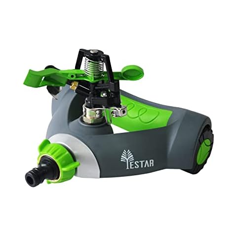 YESTAR Garden Sprinkler Automatic 360 Degree , Lawn Water Sprinkler Irrigation System for even surface irrigation of 452-530 m2 Garden and Yard, Large Coverage Area Cover