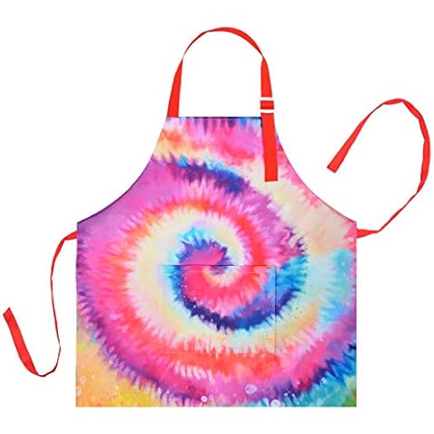 Kid's Cartoon Apron with Pocket Cover