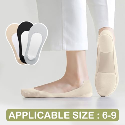 Image of 2 pairs Women No Show Socks Ice Silk Socks Low Cut Liner Non Slip Invisible sock Ice Feeling socks for Women Girls