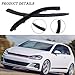 JESYMBX for VW for Volkswagen for Golf MK7 GTI 2015-2017 Front Bumper Lip Lower Spoiler Air Deflector Trim 5GG8059039B9