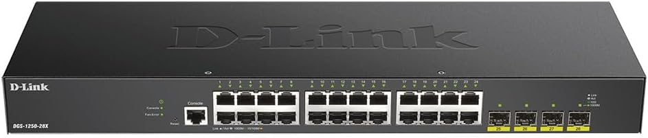 D-Link 28-Port 10-Gigabit Smart Managed Switch