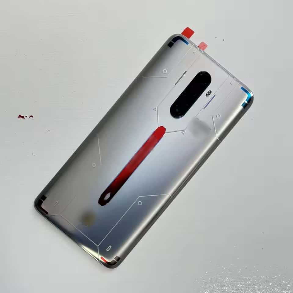 YOOOKOOO Compatible Rear Back Cover for Oppo Reno Ace – Battery Door Housing Replacement Part (Silver)