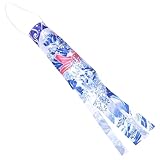 Levemolo 日式和風鯉のぼり風筒幡 浪花デザイン 屋外用吊り下げ装飾 ガーデン向けリアルな魚形状 鯉ぼり ベランダ飾り 初節句 の日の祝いに