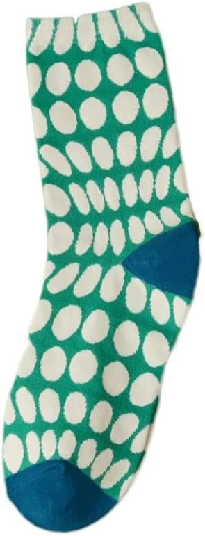 Cute Print Socks Women Long Winter Cotton Kawaii Cycling Leg Set Streetwear Girl