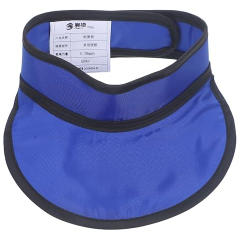 VILLCASE Thyroid Shield Collar Cover, Xray Protector Thyroid Shield Cover Protector Radia-Tion Protection Collar Hospital Supplies Rubber Cap, Lightweight Cover