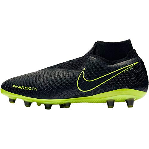  Nike Phantom Vision Elite Dynamic Fit AG-PRO, Scarpe da Calcio Unisex-Adulto, Multicolore (Black/Black/Volt 7), 40.5 EU
