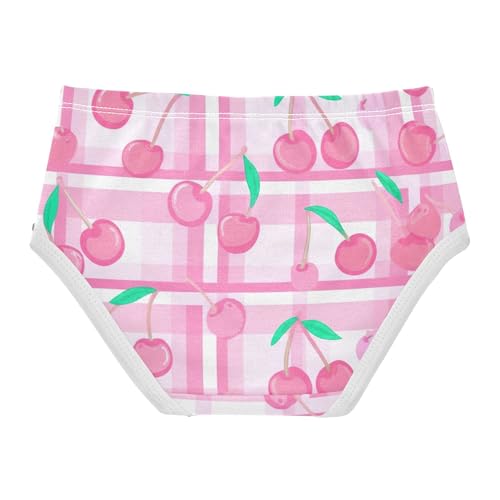 Florals Toddler Underwear Floral 2t Cotton Girl Panties Cute Pink Cherries Green Leaves Briefs Underpants2
