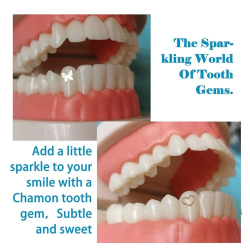 Image of Chamon 10 Boxes Tooth Gems, Gold Plated Professional Teeth Decoration | Ultra-thin and highly comfortable