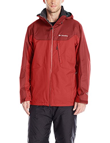 Columbia Men's Whirlibird Interchange Jacket, Mountain Red/Jester Red, Large