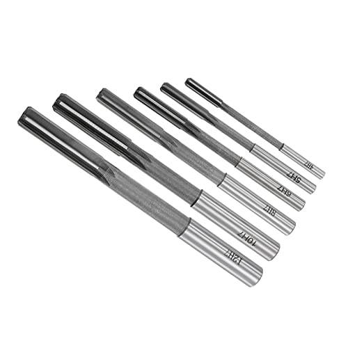 CoCud Spannen Reibahle Set 4mm 5mm 6mm 8mm 10mm 12mm Durchmesser H7 Fräswerkzeug - (Anwendungen: für Drehbank Bohren Maschine) 6Stk