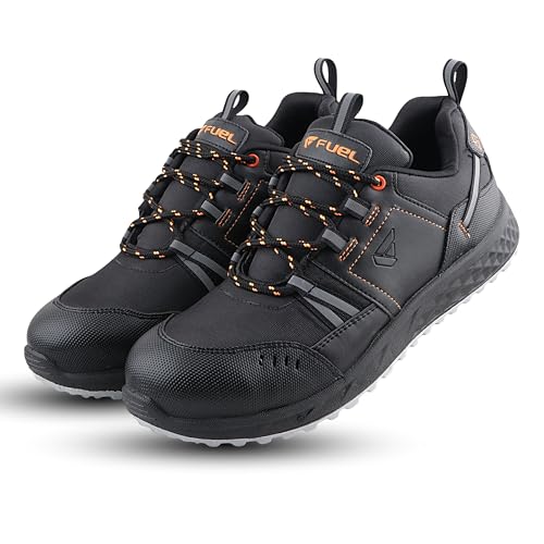 Image of FUEL Flute BIS 15298-3 Certified ISI Marked PVC Double Density with Kevlar Insole & Breathable Mesh in Steel Toe Cap (150J) Industrial Work Safety Shoes for Men