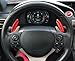 iJDMTOY Sports Red CNC Billet Aluminum Larger Paddle Shifter Extensions Compatible with Lexus IS250 IS300 IS350 RC350 RC300 NX300 NX200t CT200h, etc