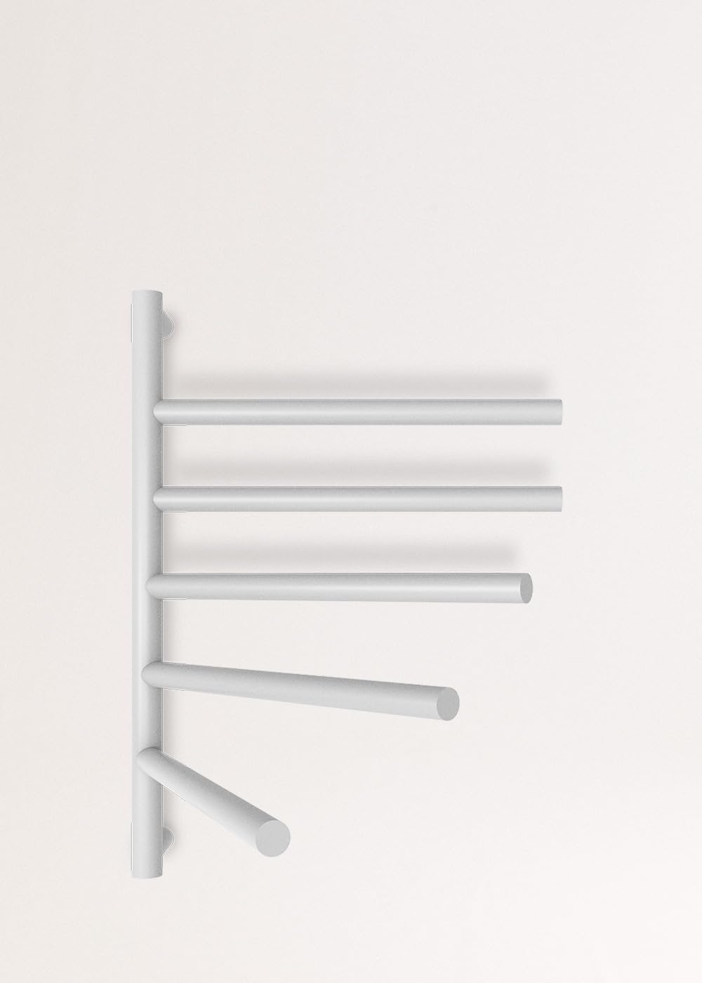 CREATE / Warm Towel Minimal/Toallero eléctrico con Barras giratorias 180º Blanco / 62,2x51,6 cm/Silencioso, bajo Consumo, Materiales Ligeros y Resistentes, 80W