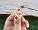 Veracity Jewelry Gold Plated Multi Gemstone Rings For Women & Girls - Jewelry For Women's Birthday Anniversary Wife Mom Girlfriend Sister - Handmade Jewelry (Garnet and Pink Tourmaline)