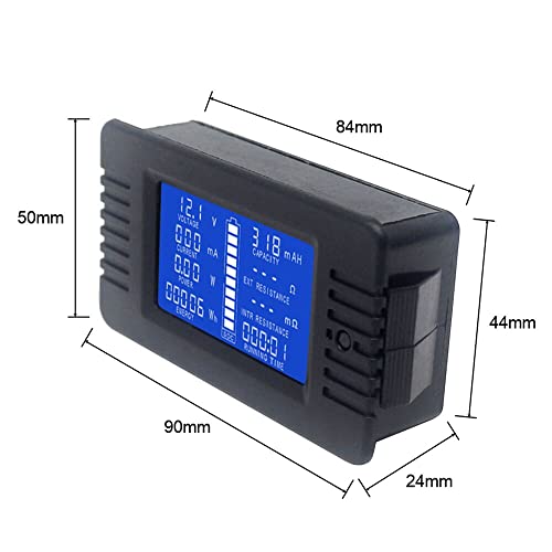 DC Voltmeter Ampèremeter Energiemeter Batterij Monitor Display LCD Digitale Multimeter voor Auto Solar DC 0-200V 300A… - Image 8