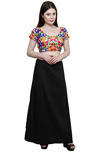 Image of Pistaa combo of 3 Women's Cotton Best Indian Readymade Inskirt Saree petticoats