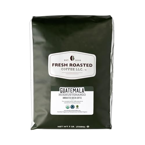 Fresh Roasted Coffee, Unroasted Organic Guatemala | Single Origin, USDA