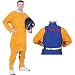 DEALRITE Chaqueta de Soldadura de Cuero Artificial Artificial Ropa Protectora Impermeable, a Prueba de Salpicaduras Ropa Resistente al Calor para Soldador,L