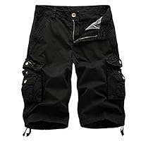 Pantaloncini Cargo Da Uomo, Pantaloni Chino Da Uomo, Con Tasca, In - Foto 2