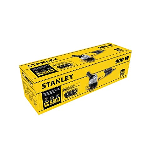 Stanley Esmerilhadeira Angular 4-1/2' - 900W - 220V C/3 Discos Inox
