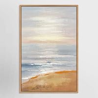 SIGNWIN Framed Canvas Wall Art Sunrise on Ocean Canvas Prints Home Artwork Decoration for Living Room,Bedroom - 16
