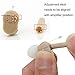 Mini Hearing Aids Amplifier in The Ear Noise Reduction Volume Control Gift Packing 1PCS