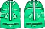 Clkin 2 Pack Golf Ball Marker Line Liner Drawing Marking Alignment Putting Tool - Green and Black