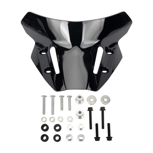 Pare-brise pour MT-07 2021-2024 : saute-vent de moto noir en acrylique