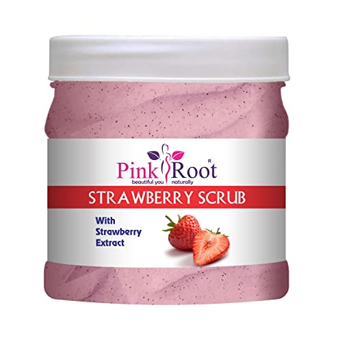 Image of Pink Root De Tan Mask 500gm With Strawberry Scrub 500gm