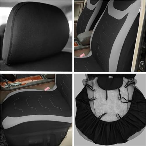 Housses de siège auto universelles et protection optimale bleue - 2