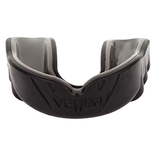 Venum Unisex Senior 11+ Jahre Challenger Mundschutz, Einheitsgröße,Schwarz/Schwarz