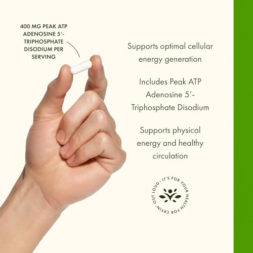 Image of Swanson Maximum Strength Peak ATP Cellular Energy Supplement for Athletes and Active Adults Seeking Performance and Recovery Support - 400 mg (30 Veggie Capsules, 3 Pack)