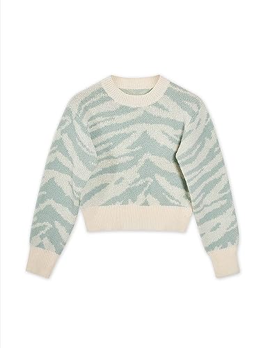 Image of Scacto Women's Chunky Warm Oversized Sweater Long Sleeve Crewneck Pullover Knit Jumper Tops