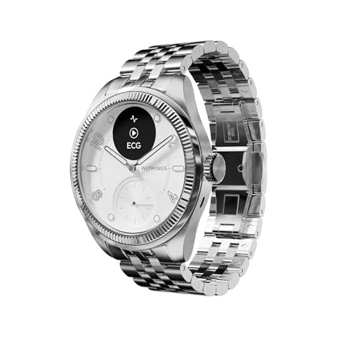 Withings ScanWatch Nova Brilliant Health Smart Watch for Women/Men with ECG, SPO2, Temperature, Sleep, Respiratory Health, Menstrual Cycle Tracker, 30D Battery Cover