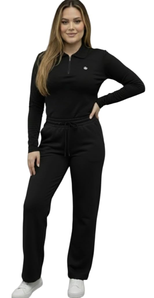 ayvina Women’s Top & Jogger Set | Stylish Co-Ord Set for Women |Top & High Waist Jogger Pants Set for Ladies | Stretchable Cotton Gym Wear, Activewear & Tracksuit|women top jogger set-picture-4