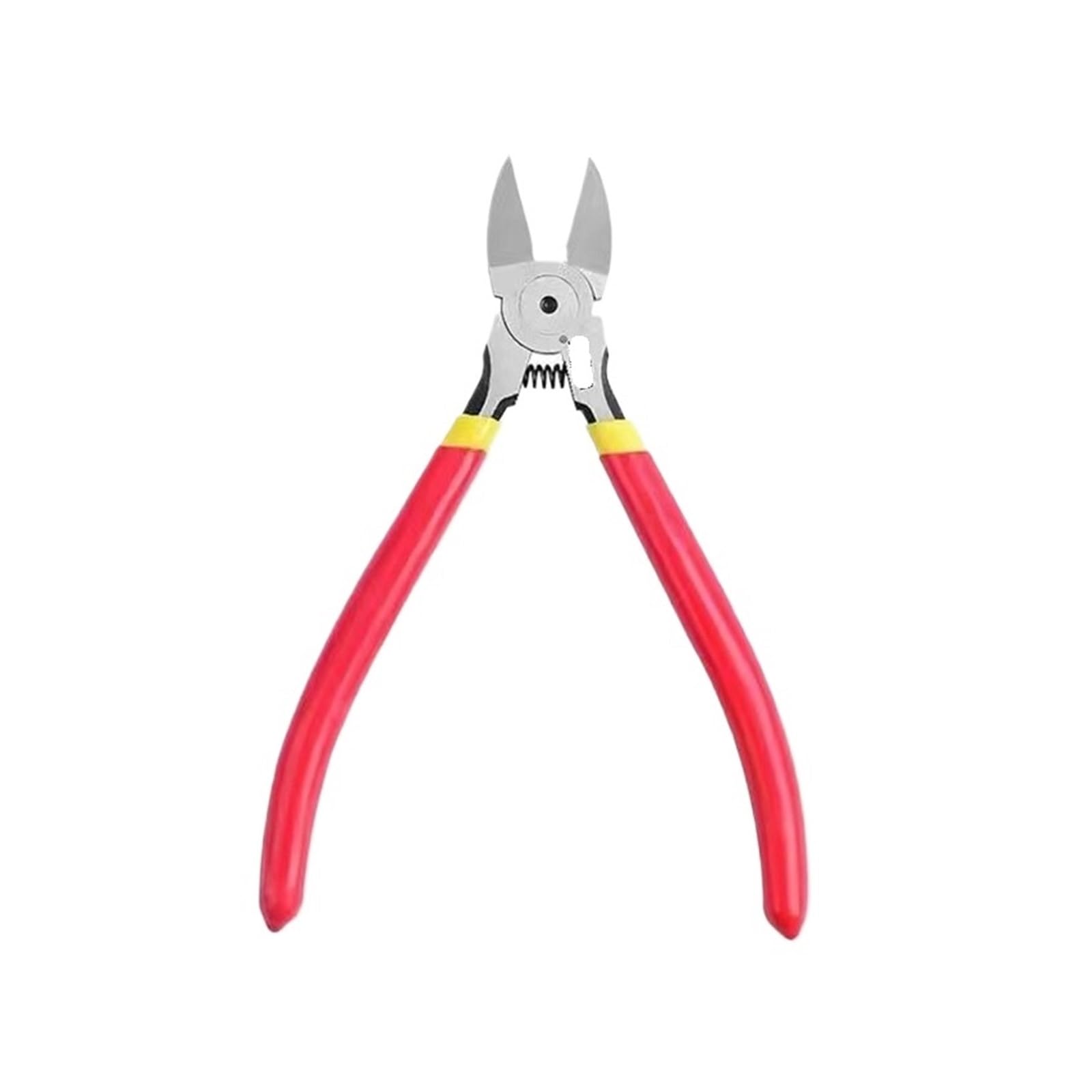5/6/8inch Diagonal Pliers Multi Functional Electrical Wire Cable Cutters Cutting Side Snips Flush Nipper Hand Tools(6inch red)