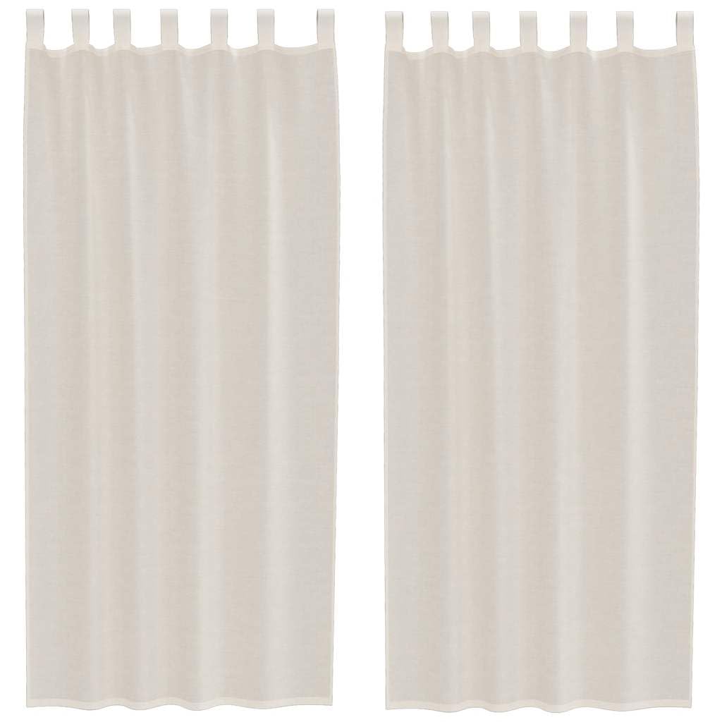 Voile de rideaux crème pour salon et cuisine tamisant la lumière