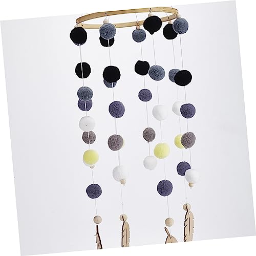 Wakauto 2 Pçs Corda Berçário Móvel Bebê Crianças Decoração Do Quarto Berço Móvel Brinquedo Infantil