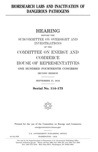 Bioresearch labs and inactivation of dangerous pathogens