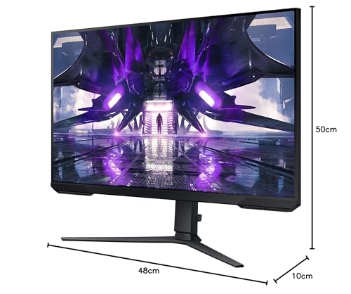 Monitor Gaming Odyssey G3 (S24AG302), Flat, 24", 1920x1080 (Full HD), VA, 144 Hz, 1 ms, FreeSync Premium, HDMI, Display Port, Ingresso Audio, HAS, Pivot, Flicker Free, Eye Saver Mode - Monitor - Immagine 1
