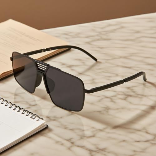 Classic Sunglasses for Men, Polarized Mens Sunglasses Oversized Sun Glasses for Outdoor Driving Fishing