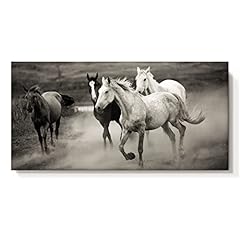 Horses canvas wall decor