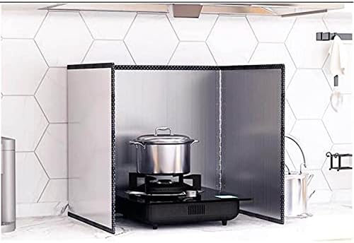 Foldable Nonstick Oil Splatter Guard - Essential Cooking Grease Protector for Frying & Stove Top, Kitchen Splash Screen, Easy to Clean, Durable & Heat Resistant