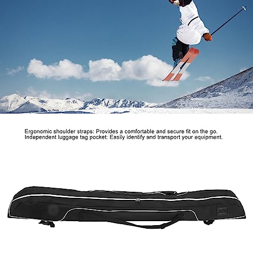 Bolsa de Viagem para Esqui, Zíperes à Prova d'água Etiqueta de Bagagem Bolso Resistente Ao Desgaste